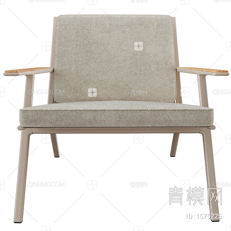 Open-Air 休闲布艺单椅3D模型下载【ID:1575225】