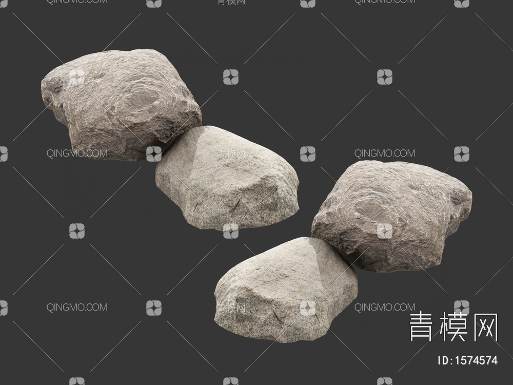石头3D模型下载【ID:1574574】