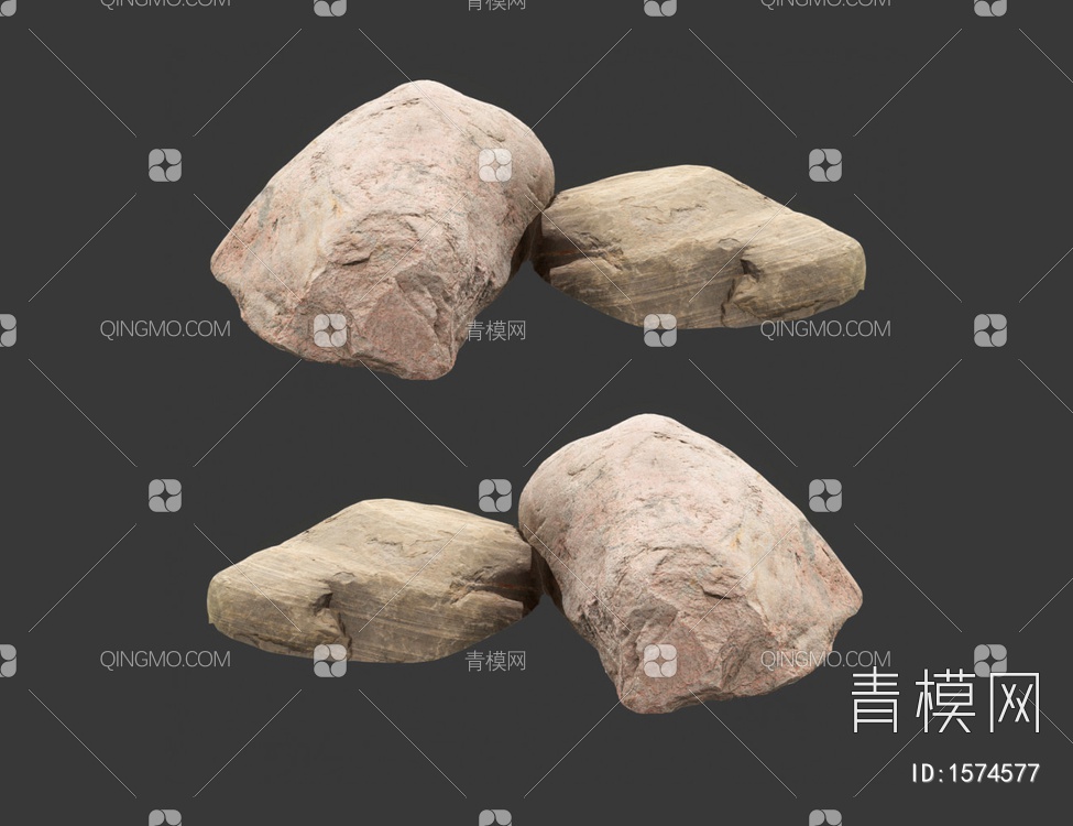 石头3D模型下载【ID:1574577】