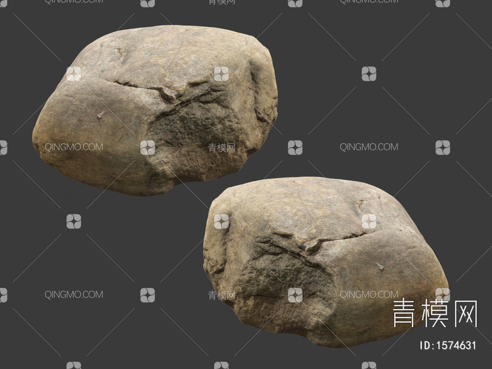 石头3D模型下载【ID:1574631】
