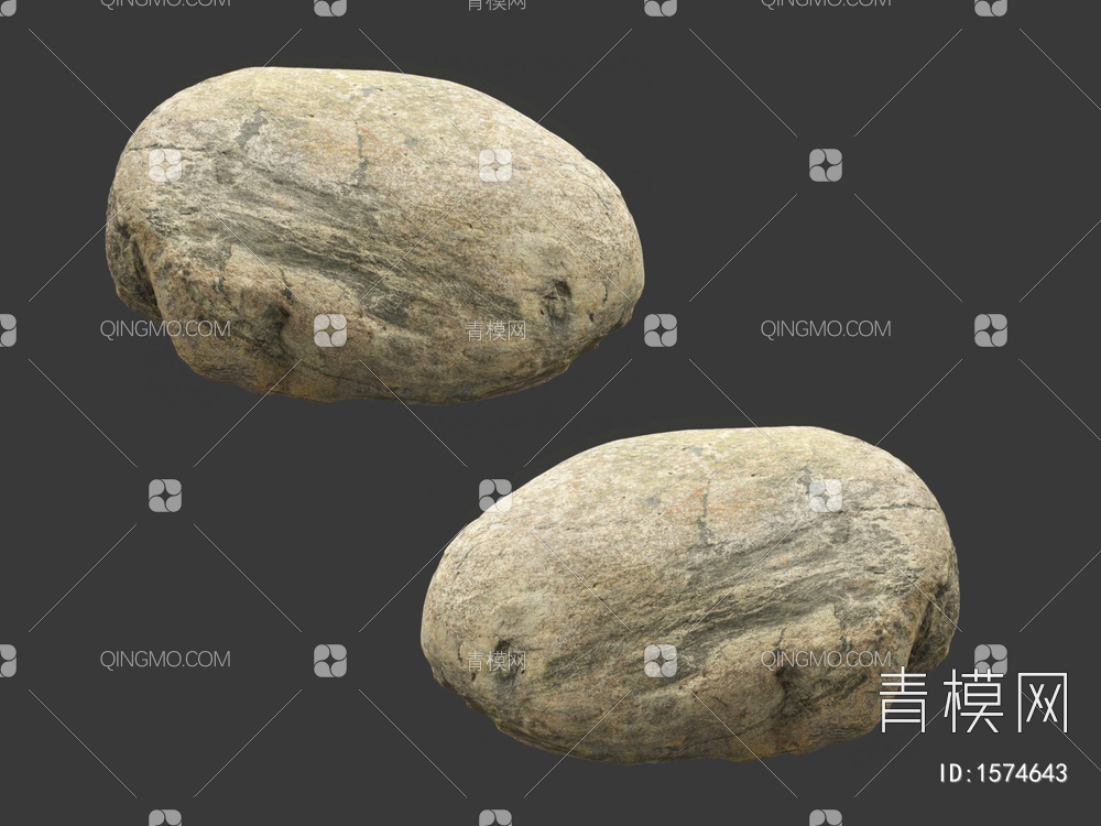 石头3D模型下载【ID:1574643】
