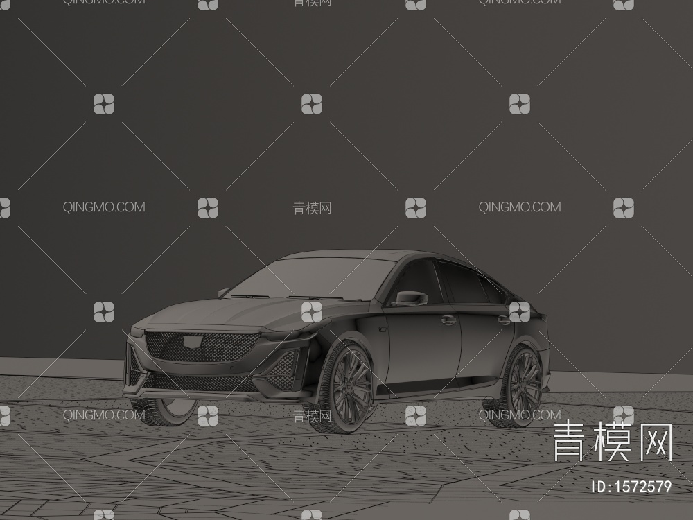 凯迪拉克汽车3D模型下载【ID:1572579】