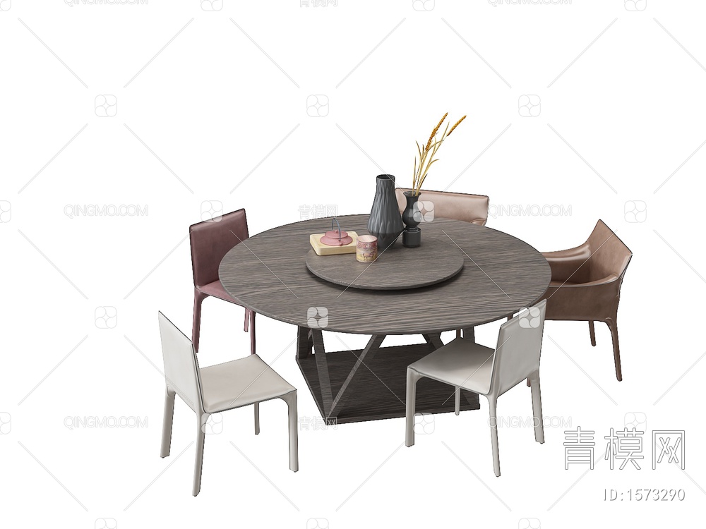 餐桌椅3D模型下载【ID:1573290】