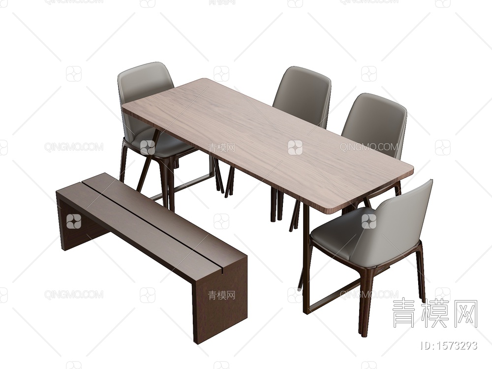 餐桌椅3D模型下载【ID:1573293】