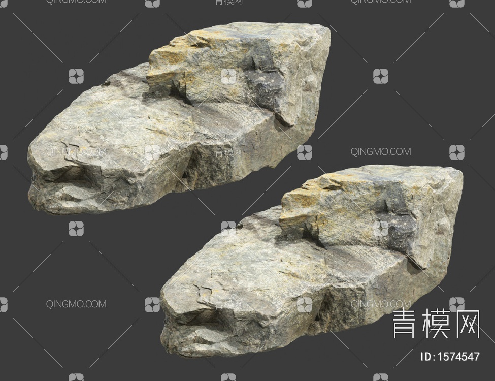 石头3D模型下载【ID:1574547】
