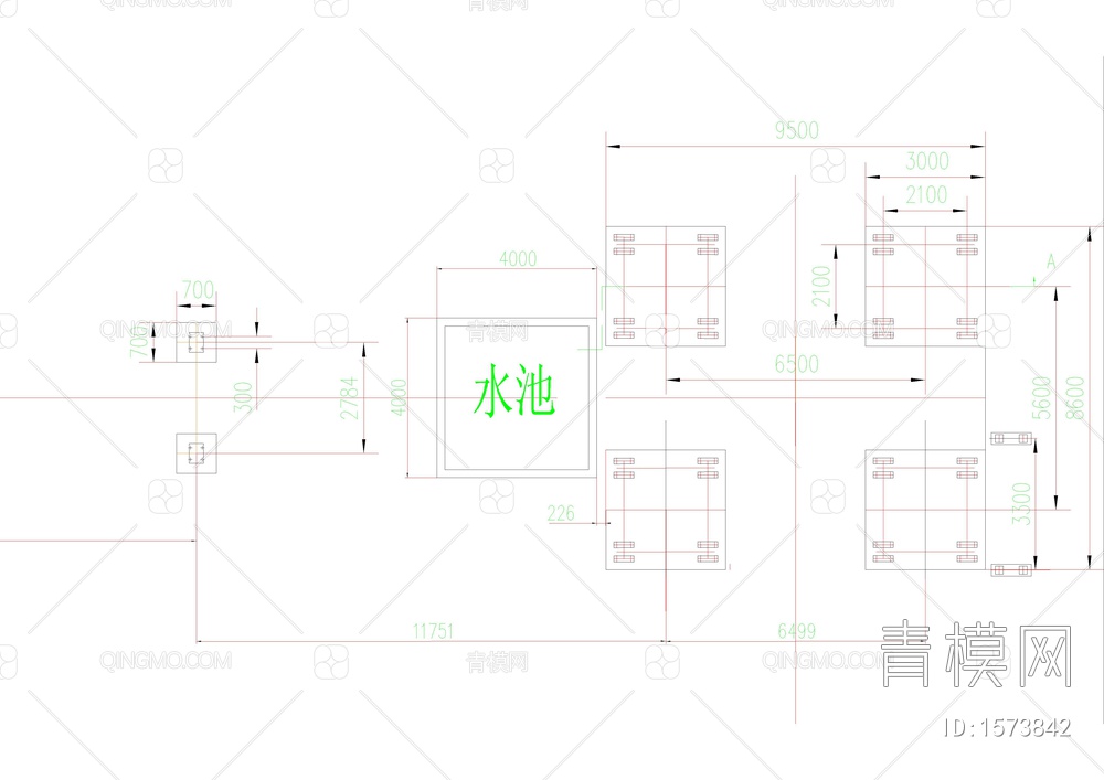 150砼搅拌楼地基图【ID:1573842】