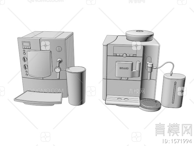 厨房家电 咖啡机3D模型下载【ID:1571994】