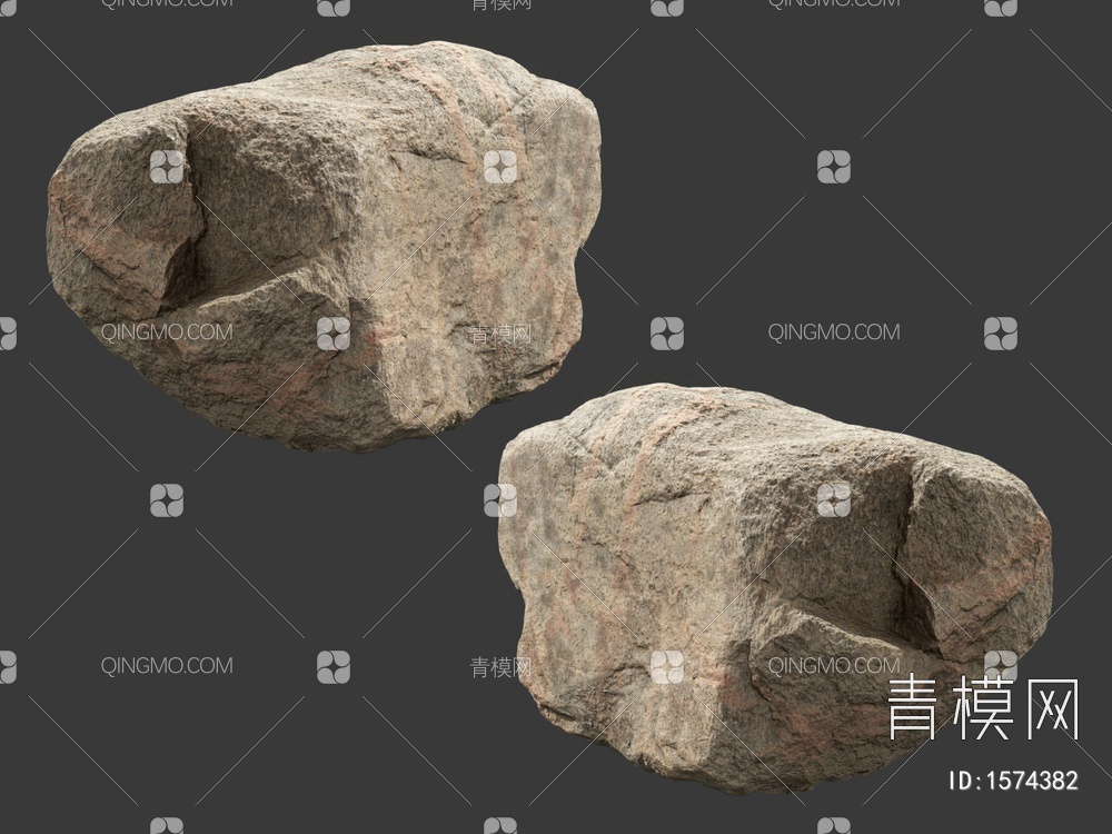 石头3D模型下载【ID:1574382】