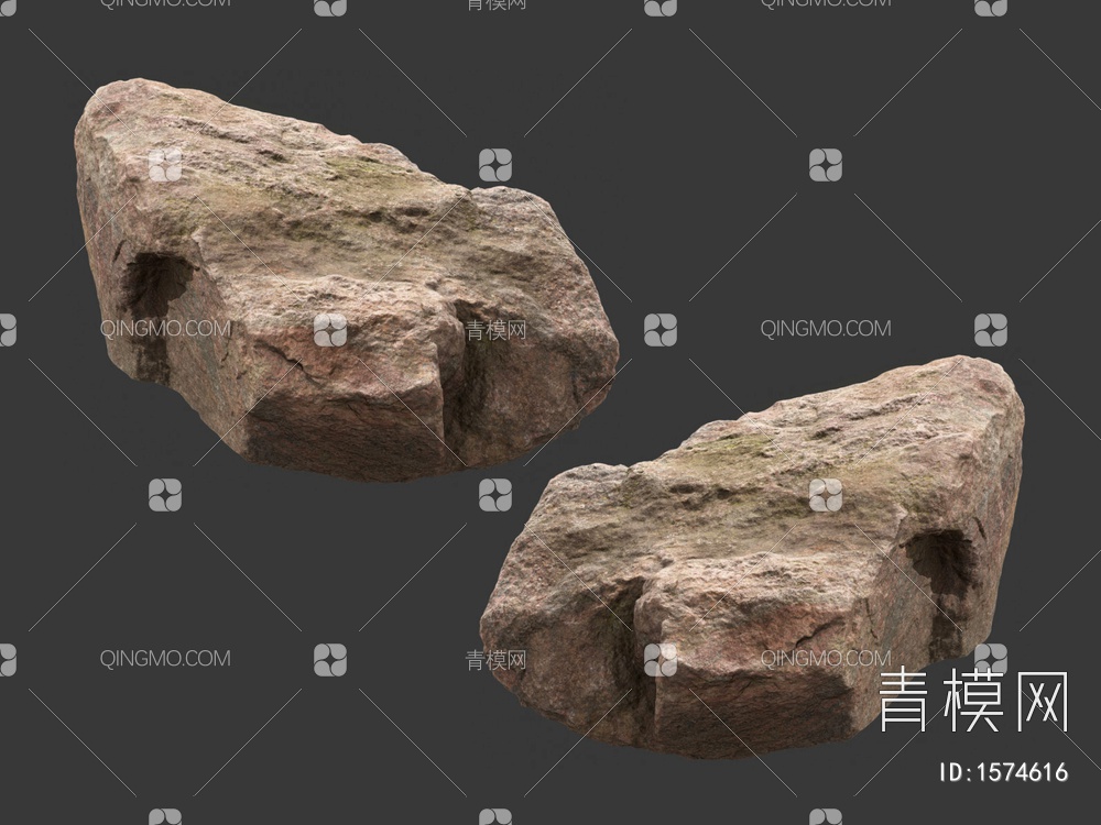 石头3D模型下载【ID:1574616】