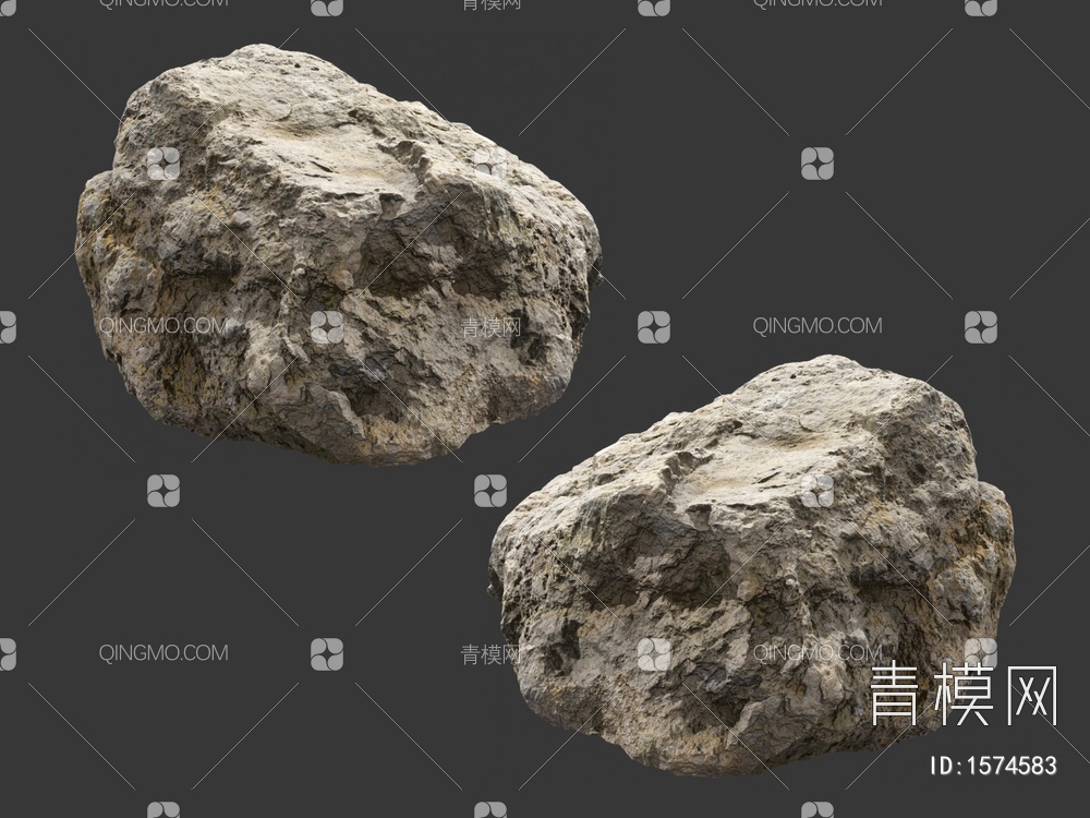 石头3D模型下载【ID:1574583】