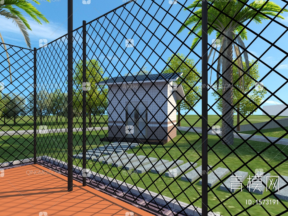 公园景观3D模型下载【ID:1573191】