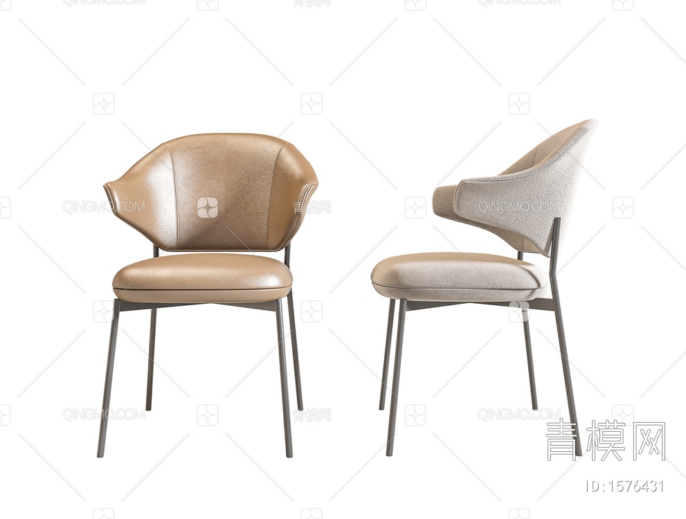 餐椅3D模型下载【ID:1576431】