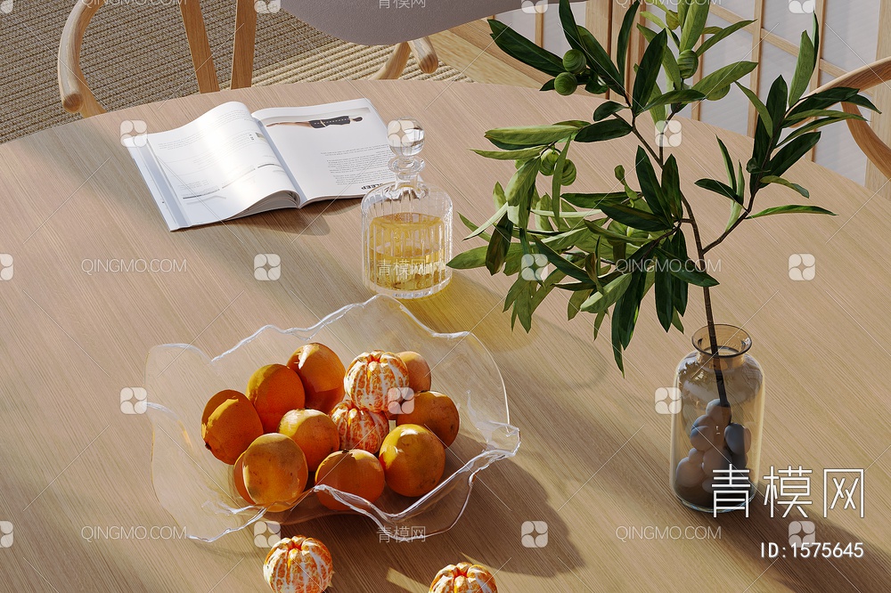 餐桌摆件3D模型下载【ID:1575645】