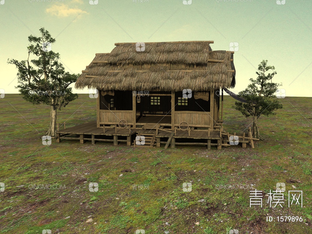 老房子3D模型下载【ID:1579896】