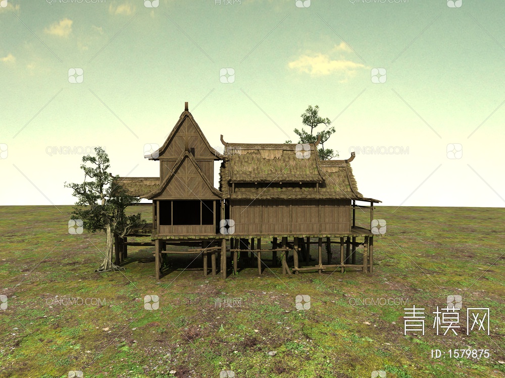 老房子3D模型下载【ID:1579875】