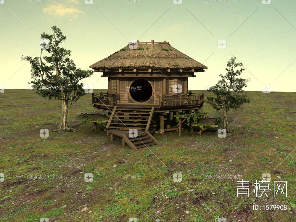 老房子3D模型下载【ID:1579908】