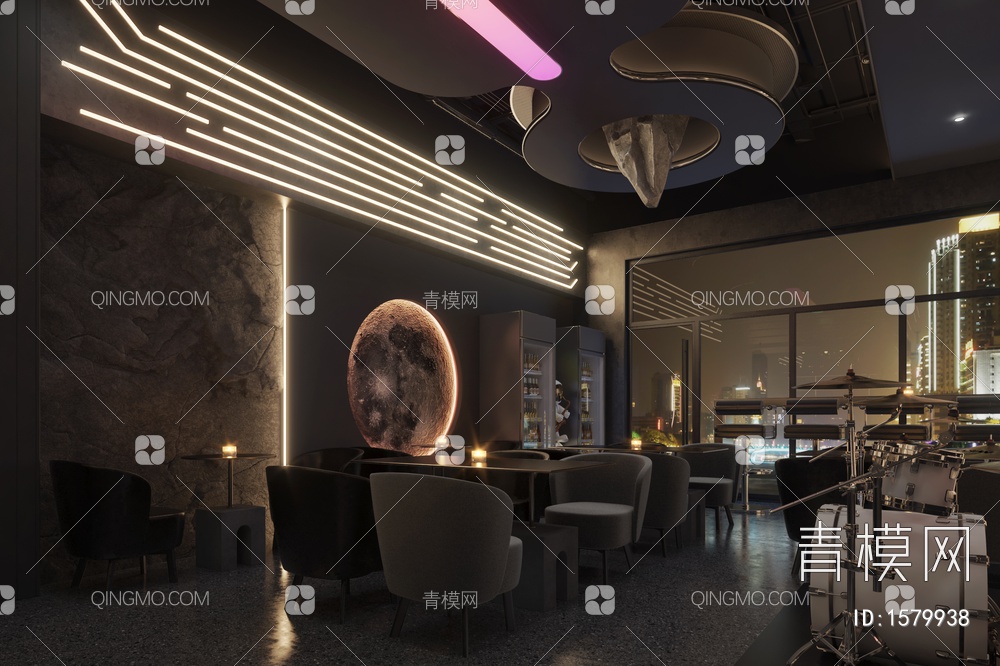 酒吧3D模型下载【ID:1579938】