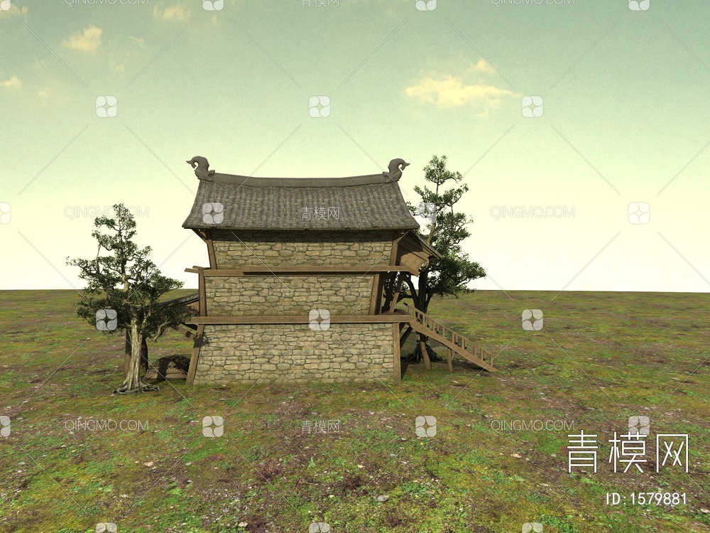 老房子3D模型下载【ID:1579881】