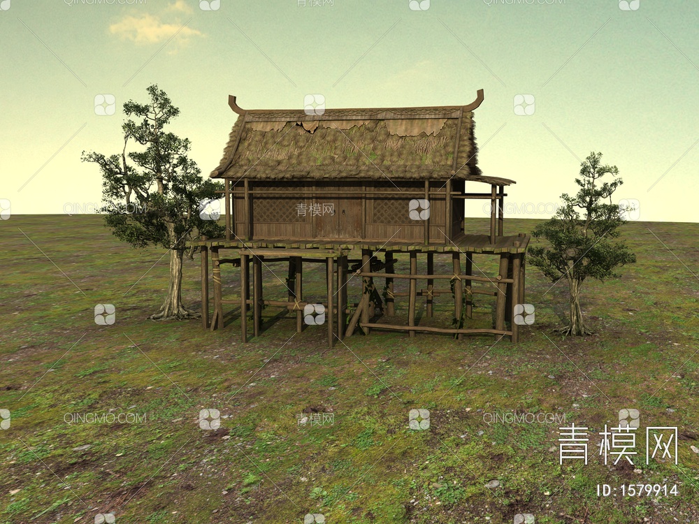 老房子3D模型下载【ID:1579914】