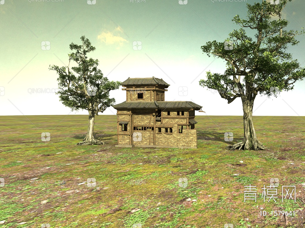老房子3D模型下载【ID:1579641】