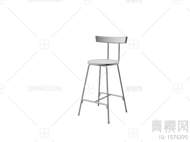 生活家具 椅子 吧椅3D模型下载【ID:1576290】