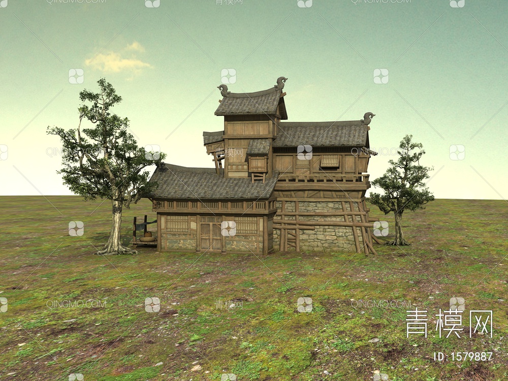 老房子3D模型下载【ID:1579887】