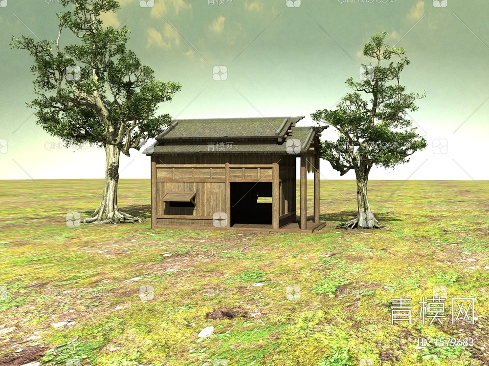老房子3D模型下载【ID:1579683】
