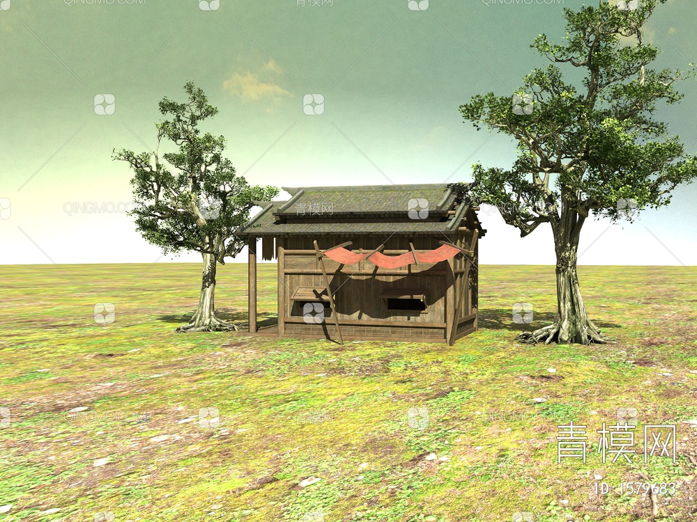 老房子3D模型下载【ID:1579683】