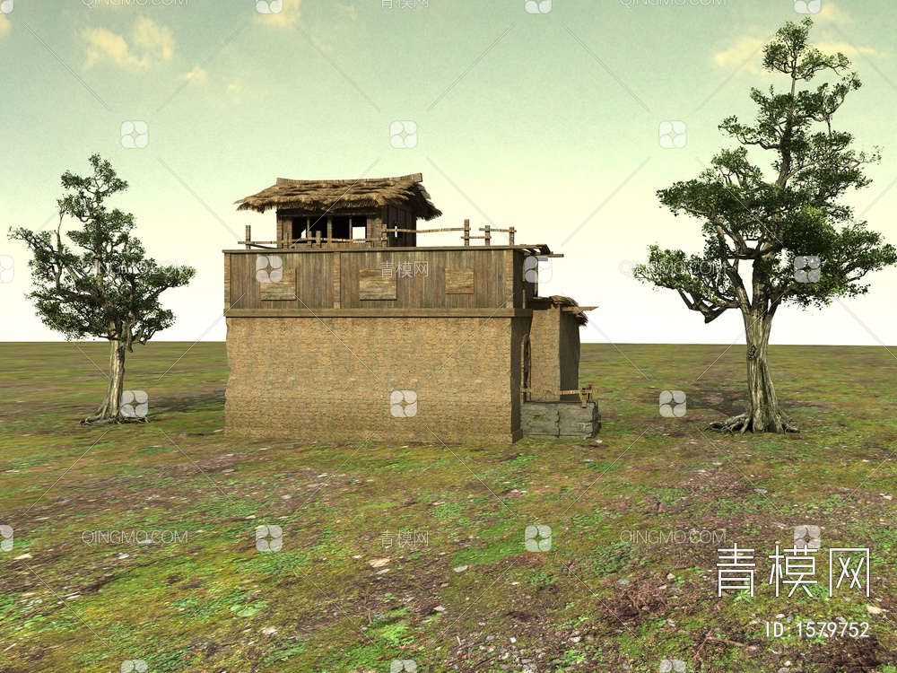 老房子3D模型下载【ID:1579752】