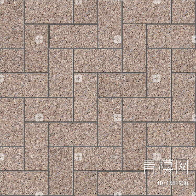 高清室外地面石材地砖广场砖贴图下载【ID:1581930】