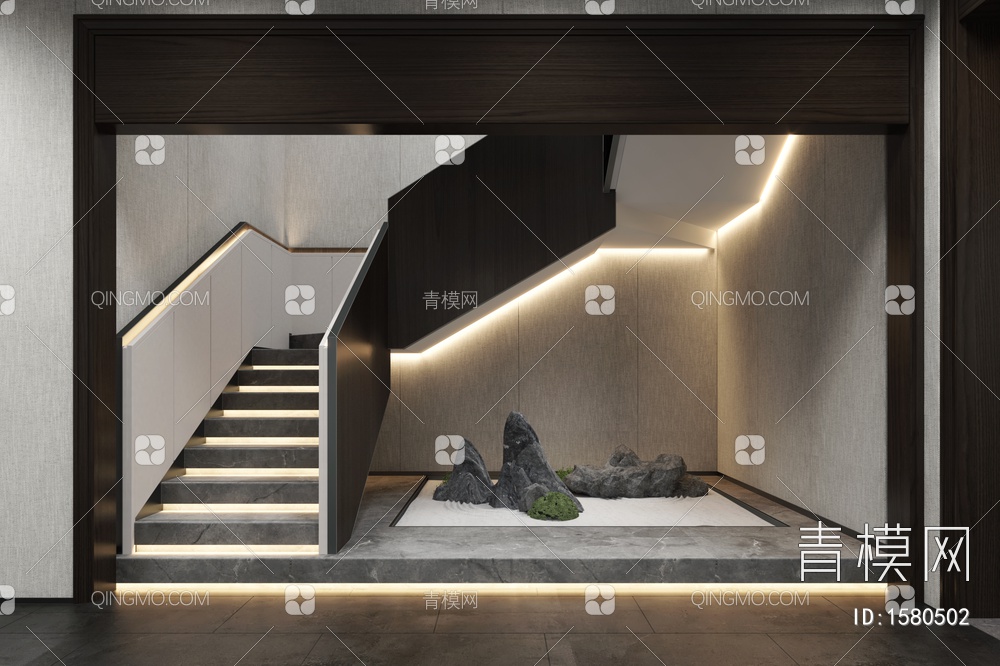 楼梯间3D模型下载【ID:1580502】