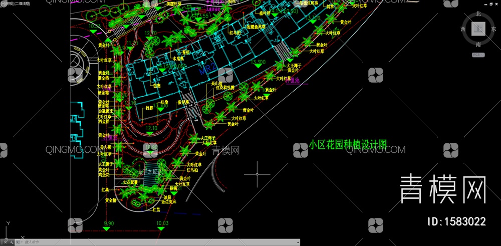小区种植设计方案【ID:1583022】