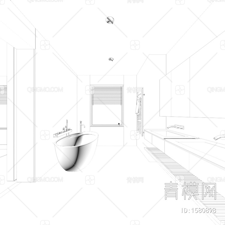 卫浴卫生间3D模型下载【ID:1580898】