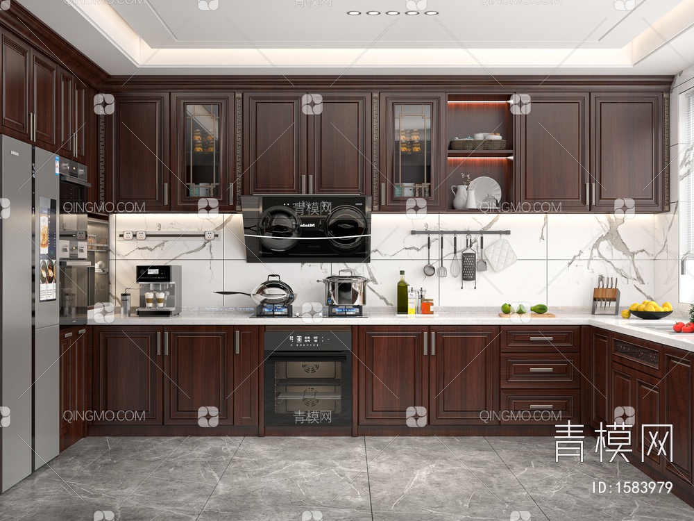 厨房3D模型下载【ID:1583979】