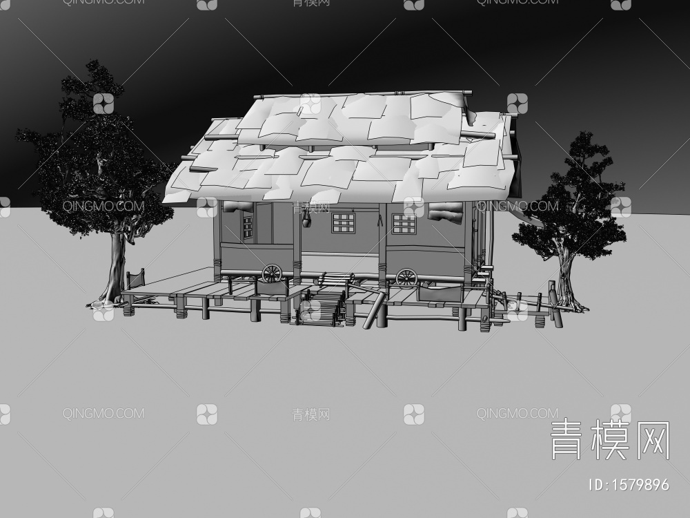 老房子3D模型下载【ID:1579896】