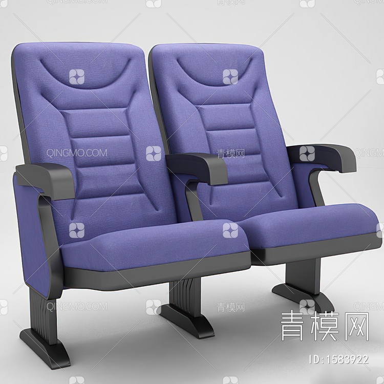 排椅3D模型下载【ID:1583922】
