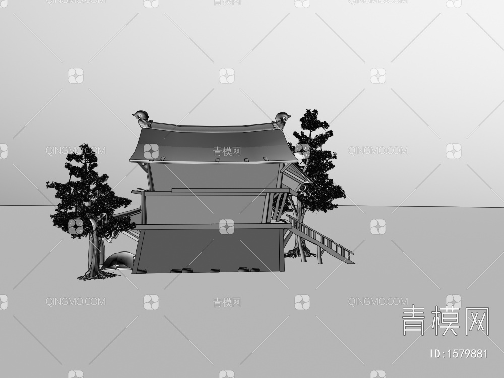 老房子3D模型下载【ID:1579881】