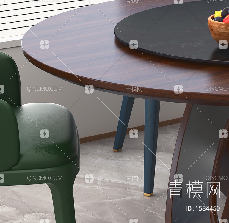 餐桌椅3D模型下载【ID:1584450】