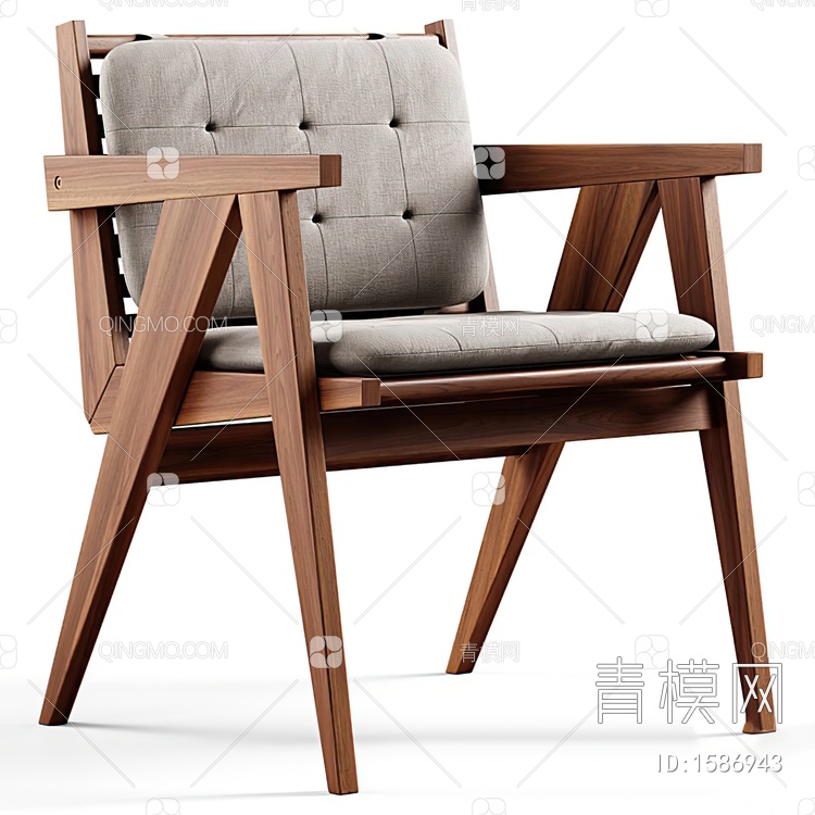 餐椅3D模型下载【ID:1586943】