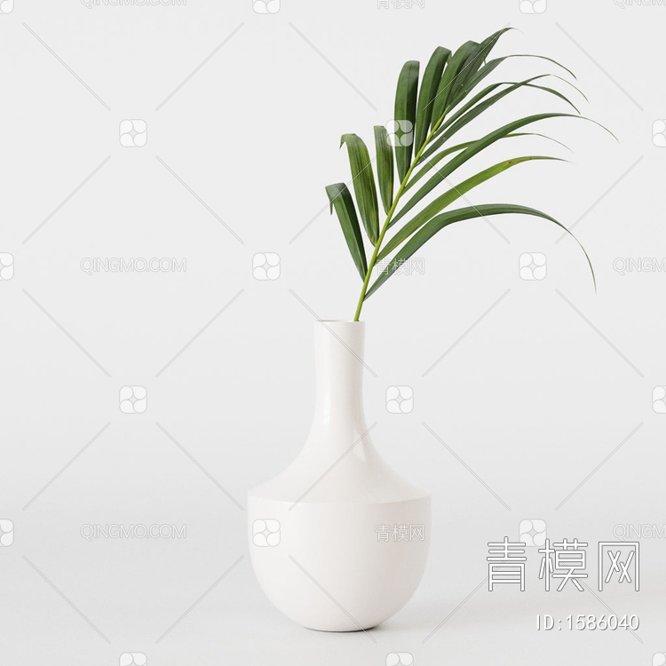 花瓶植物3D模型下载【ID:1586040】
