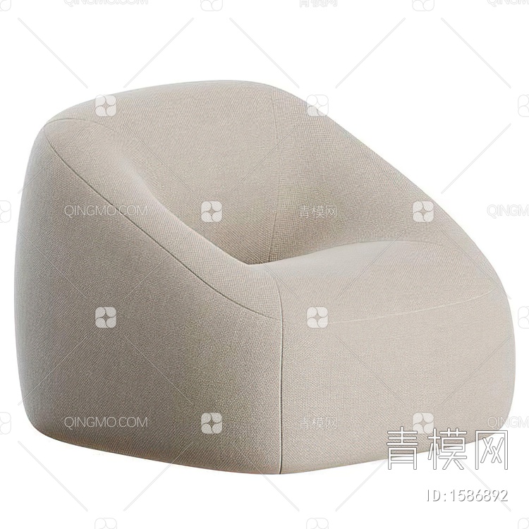 懒人沙发3D模型下载【ID:1586892】