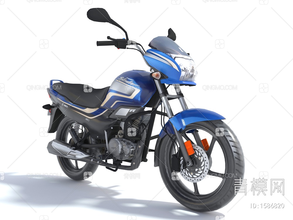 摩托车3D模型下载【ID:1586820】