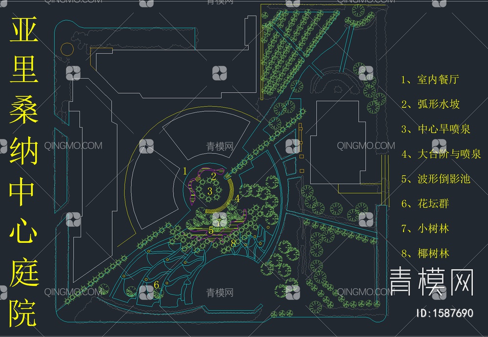 园林景观CAD节点图【ID:1587690】