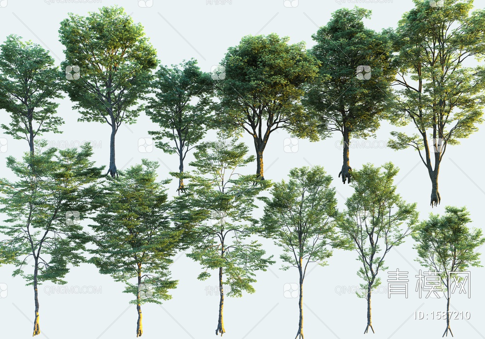 景观树3D模型下载【ID:1587210】