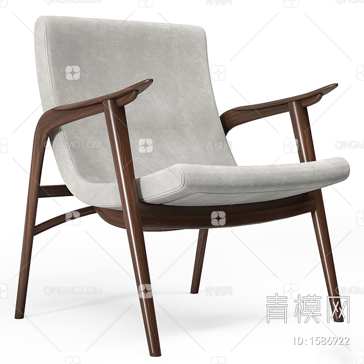 休闲椅3D模型下载【ID:1586922】