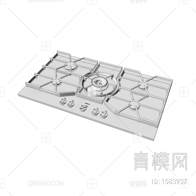 燃气炉3D模型下载【ID:1583937】