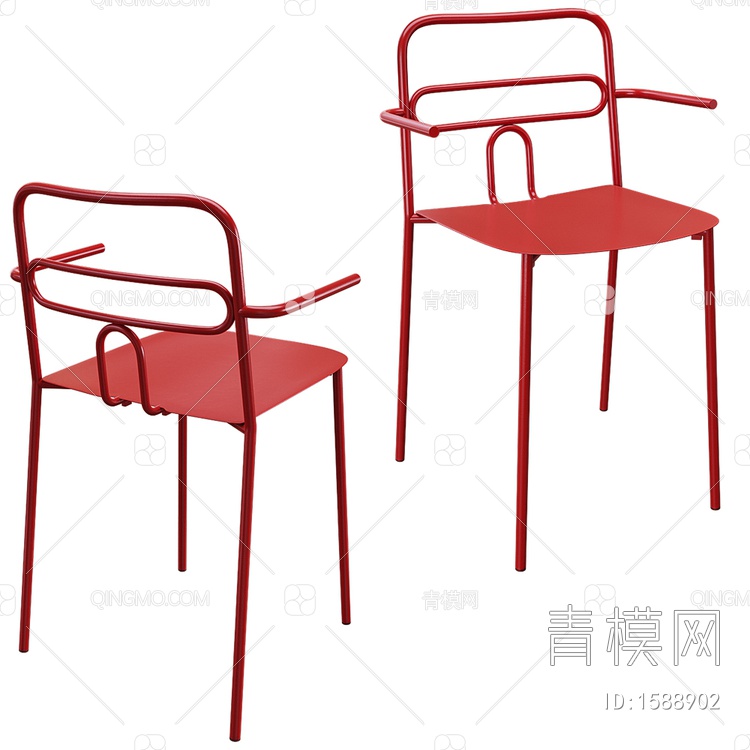 单椅3D模型下载【ID:1588902】