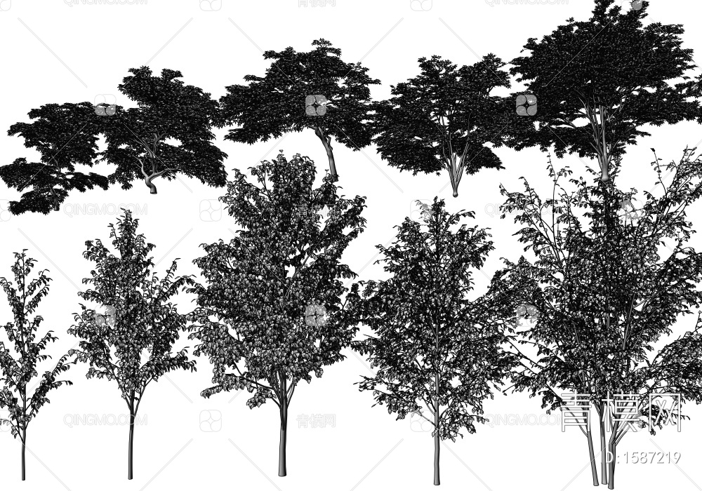 景观树3D模型下载【ID:1587219】