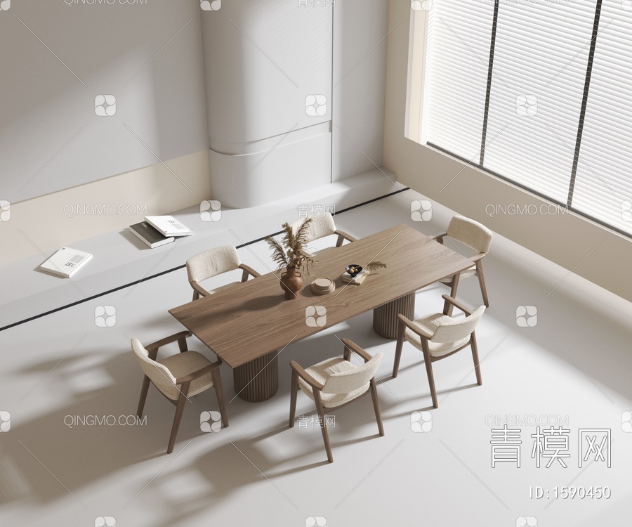 餐桌椅3D模型下载【ID:1590450】