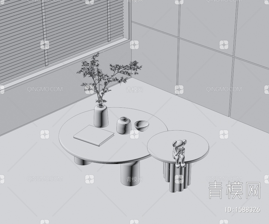 茶几3D模型下载【ID:1588326】